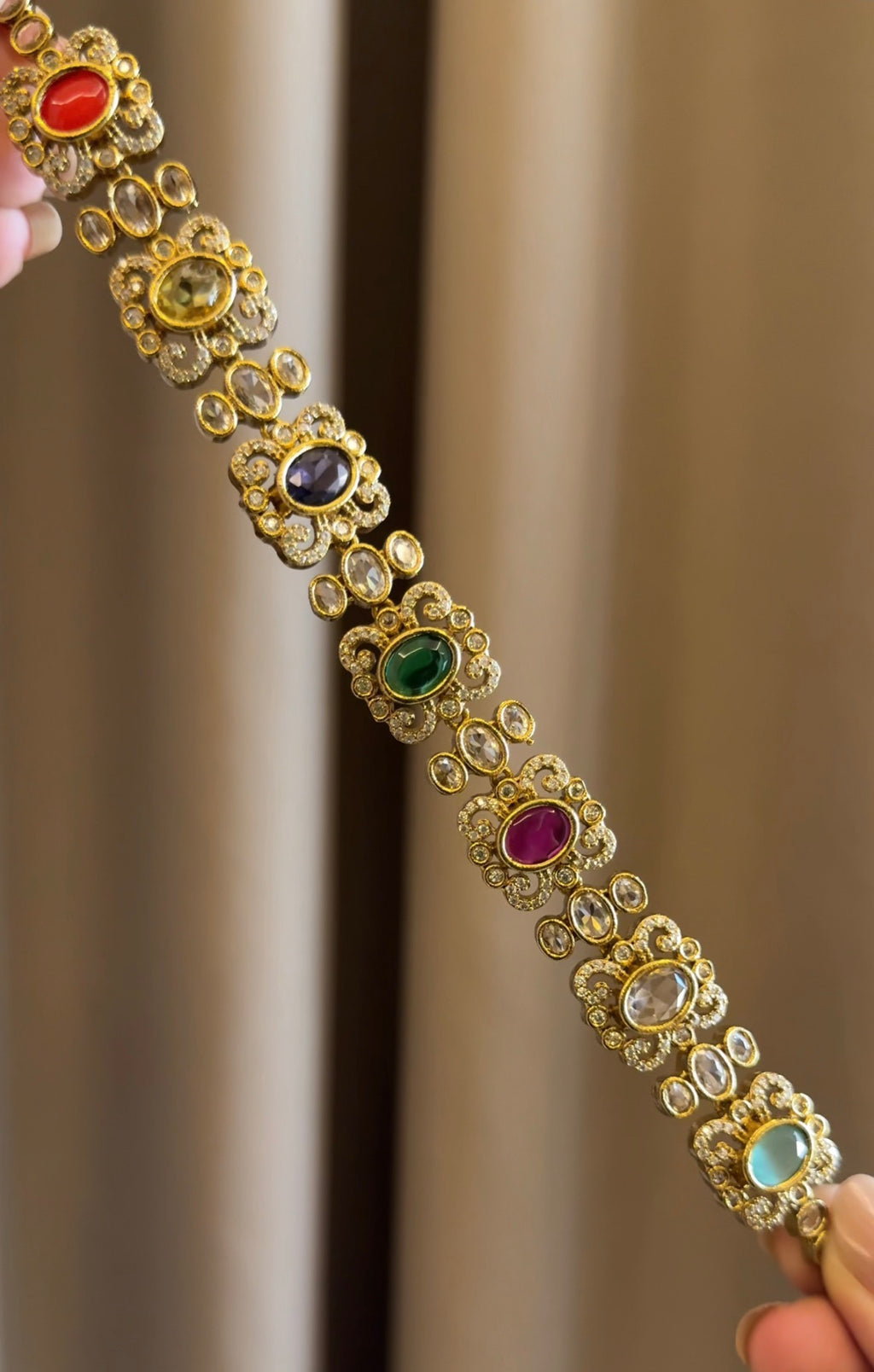 PREMIUM AD STONE CHOKER WITH EARRINGS