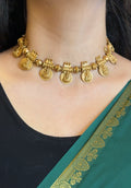 MULTI COIN PENDANT NECKLACE WITH EARRINGS