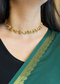 NON IDOL SIMPLE CHOKER WITH EARRINGS